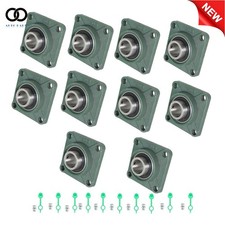 UCF208-24 1-1/2Inch Bore Pillow Block Flange Bearing 4 Bolt Solid Base 10Pcs