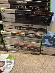 Lot Of 45 microsoft XBOX 360 VIDEO GAMES---COOL TITLES---SPECIAL 1 DAY AUCTION