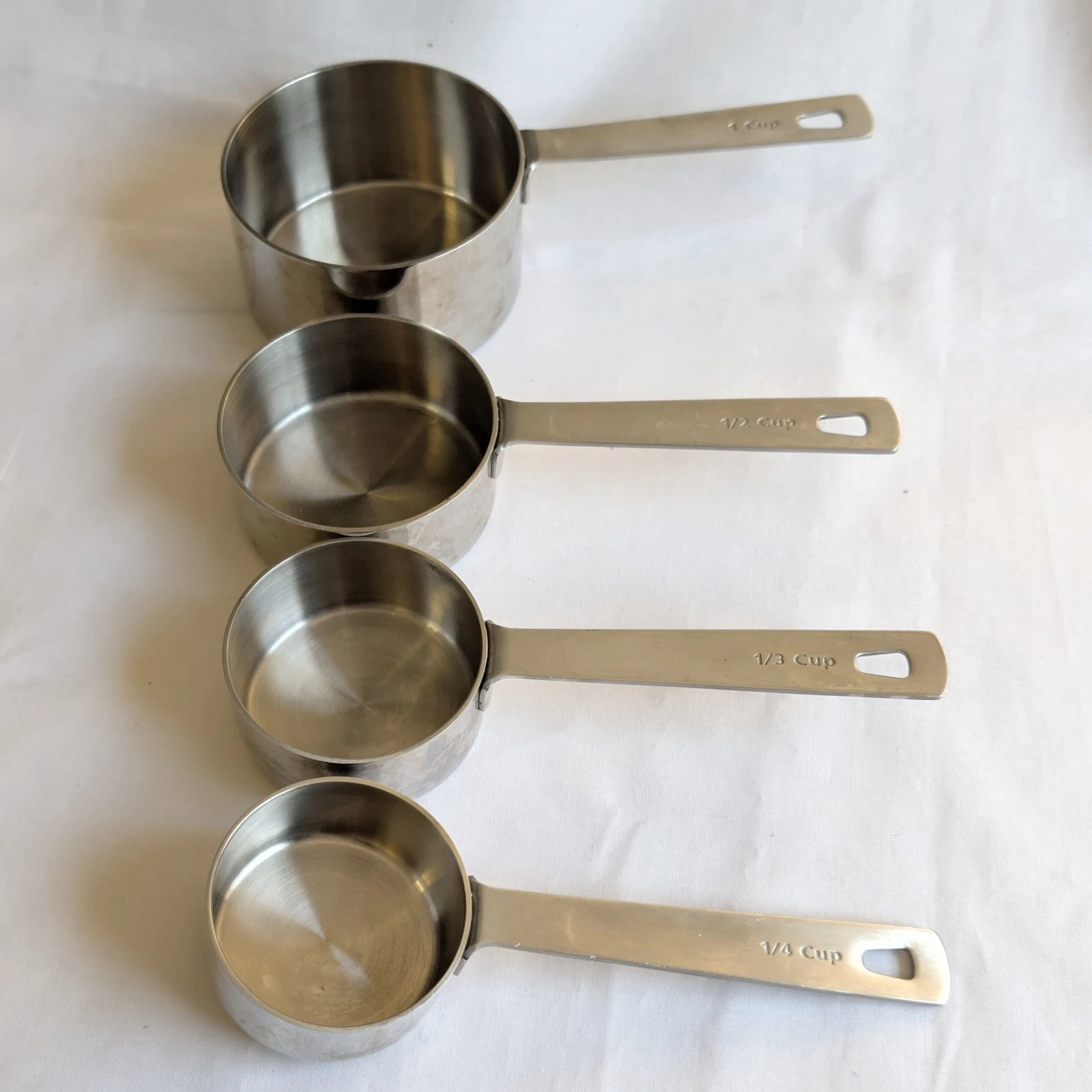 Williams Sonoma Stainless Steel Measuring Cup Set 4 Pc 1/4 1/3 1/2 1 Cup
Opens in a new window or ta