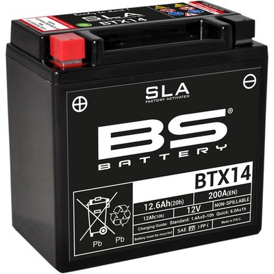 BS Battery Battery - 12V - 12ah - BTX14 300681