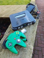 Nintendo 64 - Tested & working - w. Green controller