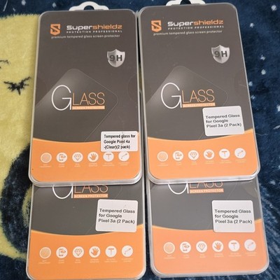 Supershieldz Tempered Glass Screen Protector 2 Pack for Pixel 4a 3a