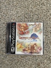 LEGEND OF MANA PS1 PLAYSTATION 1 2000 BLACK LABEL CIB MINT DISC SQUARESOFT