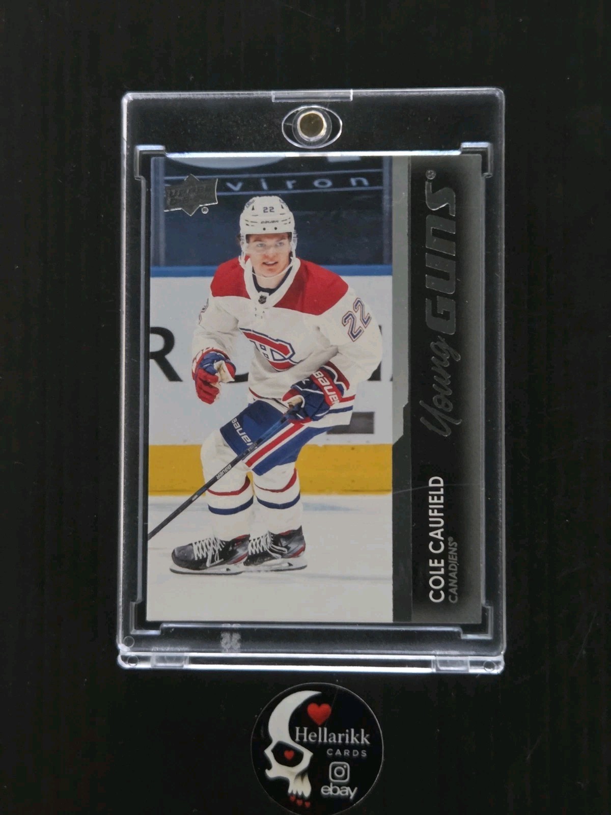 2021-22 Cole Caufield Young Guns Rookie #201 Montreal Canadiens RC Upper Deck
