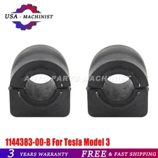 2Pcs Front Stabilizer Sway Bar Bushing Black Rubber Replace Fit Tesla Model 3 US
