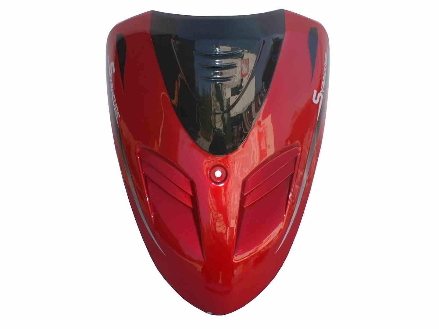 Avant plastique haut rouge 3 GY6 Syracuse carénage scooter 50