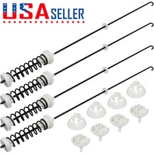 W10780048 Washing Machine Suspension Rods Kit 4 Packs for Whirlpool Kenmore