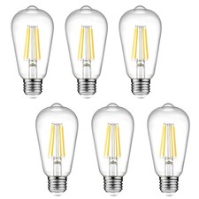Dimmable Vintage LED Edison Bulbs, 6W, Equivalent 60W, 700lm, Warm White 2700...