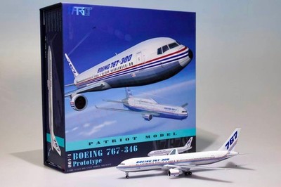 ボーイング767-300 1/100 pacmin ハウスカラー 飛行機模型 1:400 Patriot Boeing House Color B767-300 N767S Aircraft Model+