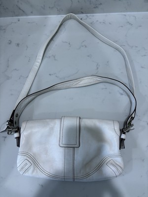 COACH SOHO BUCKLE FLAP BAG K05D-8A05 WHITE VINTAGE Y2K | eBay