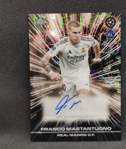 2025 Topps Chrome Franco Mastantuono Black