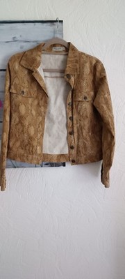 Leichte kurze Jacke / Blazer More & More Gr. 36/38 animalprint TOP