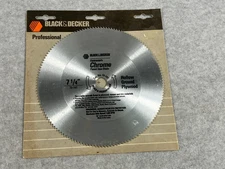 Black & Decker 7-1/4" Chrome Plated Saw Blade 73-147 Hollow Ground Plywood
