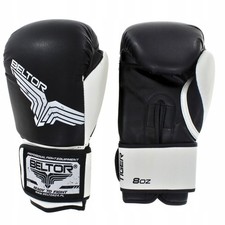 Boxhandschuhe Tiger Schwarz 8oz Training Sparring Kampfkunst Uniseks