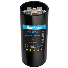 Ultra Durable 189-227 Uf/Mfd 220-250 VAC Volts round Start Capacitor 50/60 Hz AC