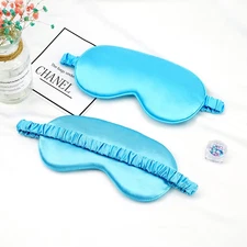 Imitated Silk Eye Patch Shading Sleep Eye Mask Eyepatch Travel Relax Cover Eyesh