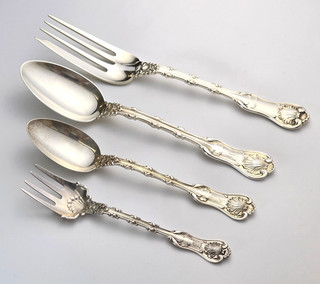 (4) Pieces Whiting IMPERIAL QUEEN Sterling Silver 148g