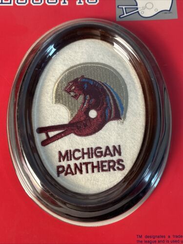 Michigan Panthers USFL LogoPic Wall Plaque Vintage - Picture 2 of 3