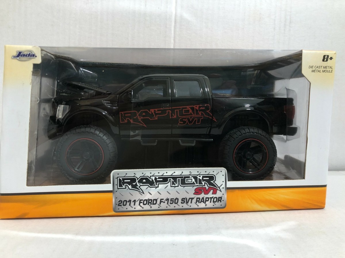 JADA JUST TRUCKS OFF ROAD 2011 FORD F150 SVT RAPTOR GLOSSY BLACK 1