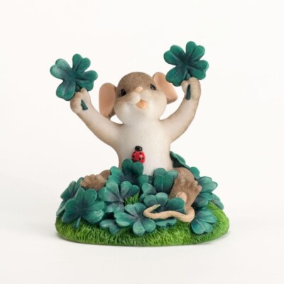 NIB Enesco Charming Tails ''GOOD LUCK!'' Figurine 4030942