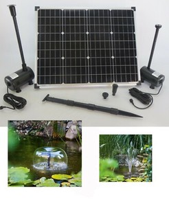 50W Solar Pumpenset Gartenteich Springbrunnen Solar Teich Pumpe