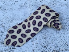 Covington Men Tie Beige Tone Necktie Made in USA