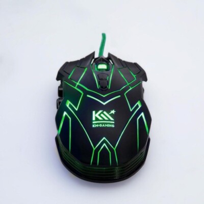 KM-Gaming K-GM1 Grinder modulare optische 5.000dpi 9 Tasten RGB Maus