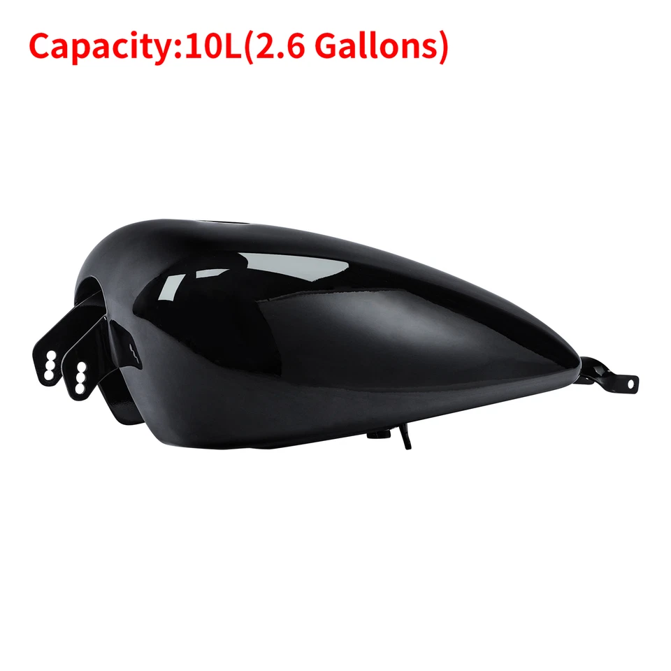 Tanque de combustible de gasolina pintado negro carburado para Harley Sportster 1200 883 04-06 Foto 3 de 4