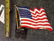 AMERICAN FLAG LICENSE PLATE TOPPER  CAR / TRUCK
