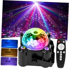 Party Lights Dj Disco Ball Light Sound Activated Strobe Stage Colorful Black