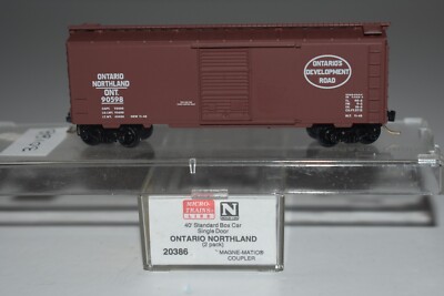 N Scale MTL 20386 Ontario Northland 40' Single Door Boxcar 90598 C48686
