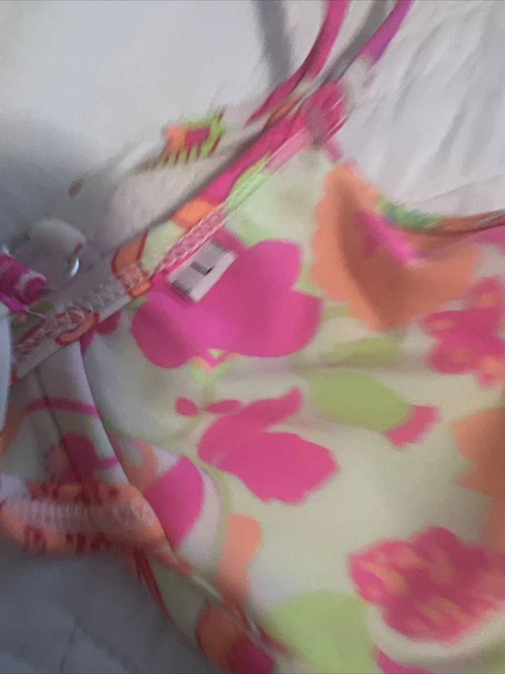 Wicked Weasel M underwire top M string thong bikini swimsuit set in floral print - Image 3 of 4