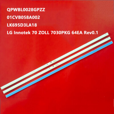 3pcs LED-Streifen für Sharp LCD-70LX550A LCD-70LX255A QPWBL0028GPZZ 01CVB058A002