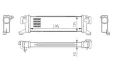 HART Ladeluftkühler LLK Kühler für Mercedes-Benz A-Klasse Vaneo 1.7 CDI