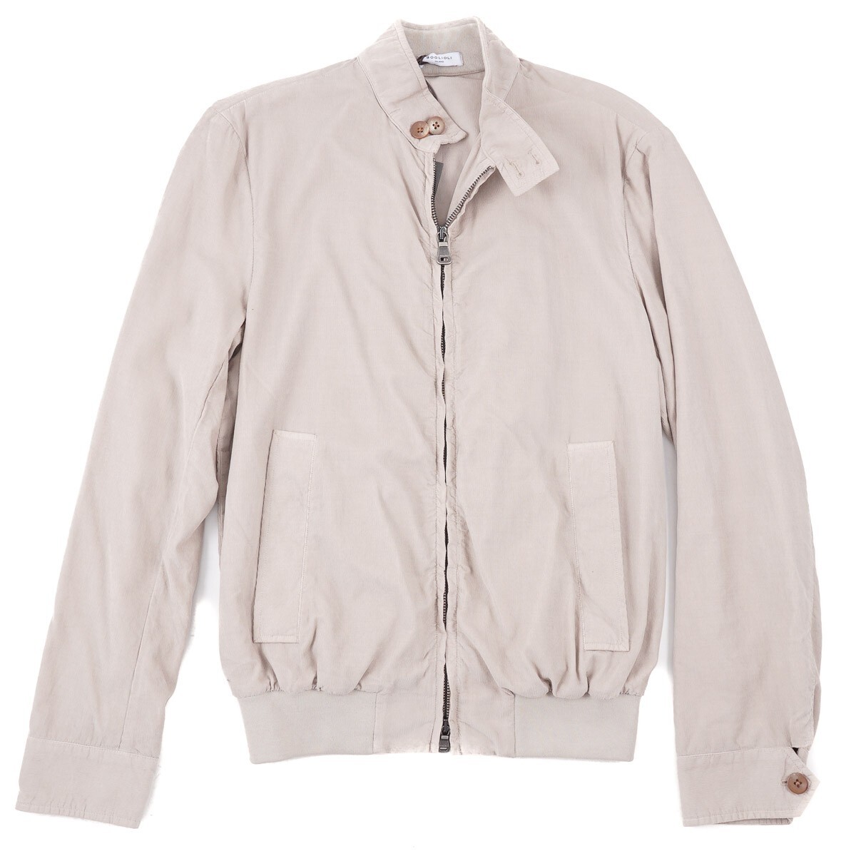 Boglioli Unlined Lightweight Corduroy Cotton Bomber Jacket L (Eu 52) NWT