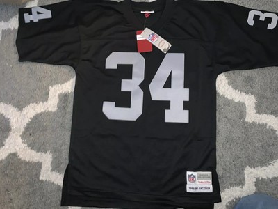 mitchell and ness bo jackson raiders jersey