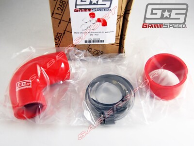 GrimmSpeed Top Mount Intercooler Silicone Coupler (Red) for 2004-2021 Subaru STI