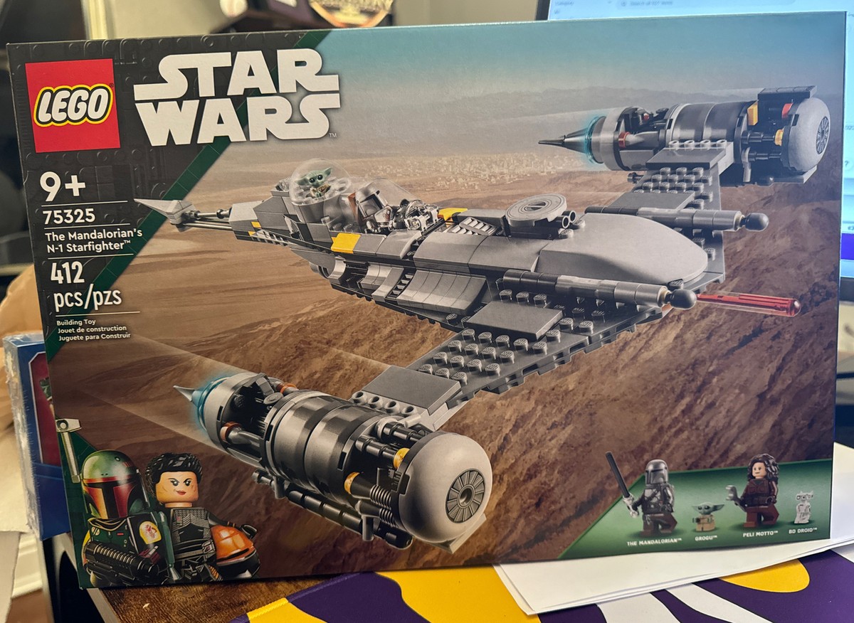 LEGO 75325 Star Wars The Mandalorian's N-1 Starfighter Disney Ship