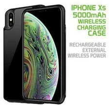 iPhone XS & X Battery Case, Charge iPhone XS, & X with Built-in Power Bank Case
