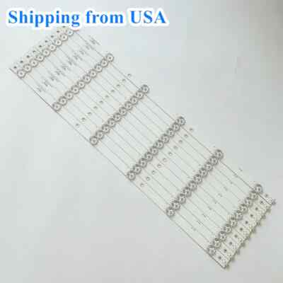 10pcs LED Strips For Hisense SVH550AF2_6LED_REV02 55H7B 55H7B2 55H7C LC-55N6000U