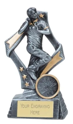 CNC GROUP Personalisierte gravierte Flagge Cricket Bowler großer Spieler Team Auszeichnung