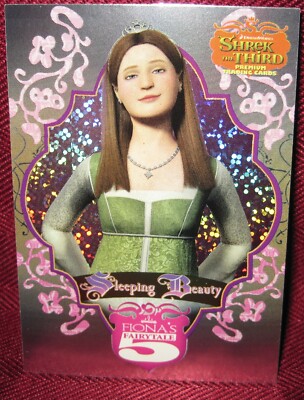 2007 INKWORKS SHREK THE THIRD FIONA'S FAIRYTALE 5 #F-4 SLEEPING BEAUTY