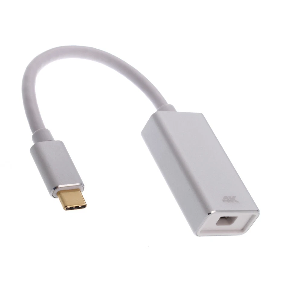 Convertidor adaptador cable activo USB 3.1 tipo C a Mini DP DisplayPort VGA HDMI 4K Foto 3 de 4