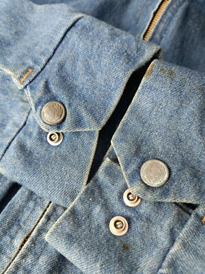 40s 50s Red White Blue Brand USA vintage Talon zipper denim work