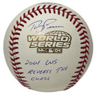 Terry Francona Signed Auto 2004 WS ROMLB Baseball w/ 2 Ins JSA COA Red Sox