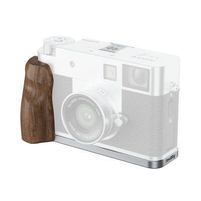 SmallRig X-half L-Bracket with Wooden Handle for FUJIFILM X half Camera Silver