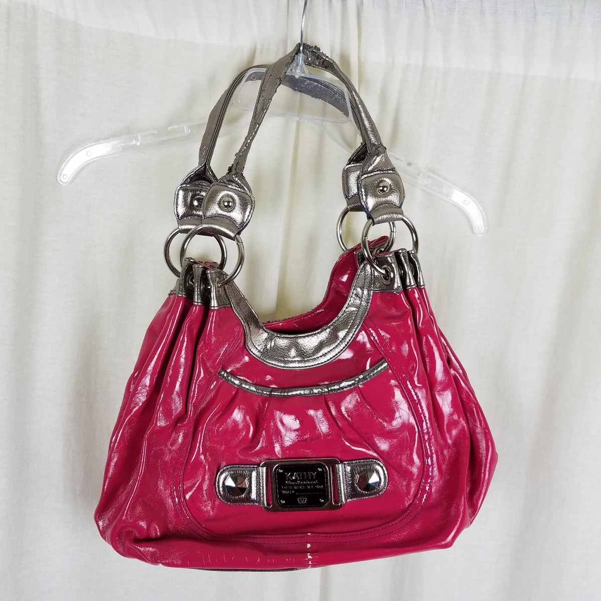 Kathy Van Zeeland Hobo Vegan Faux Leather Pleather Shoulder Bag
