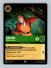 Disney Lorcana: Rise of the Floodborn - Gaston - Scheming Suitor - 83/204