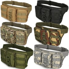 Outdoor Tactical Sling Bag Military MOLLE Crossbody Pack Chest Shoulder Backpack