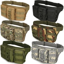 Outdoor Tactical Sling Bag Military MOLLE Crossbody Pack Chest Shoulder Backpack